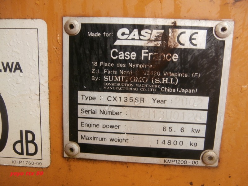 Case CX135SR - UCH13U0128 - TSO =2.JPG