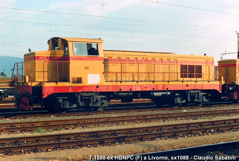 Locomotiva T 1588 ex HBNPC (F) a Livorno, xx1088 - Claudio Sabatini.jpg